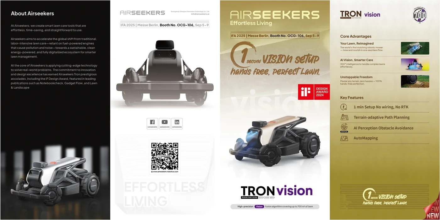TRON Vision 折页 · 外页