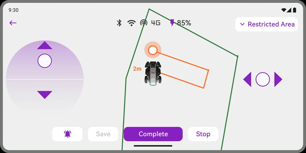 设置禁止区域完整界面设计